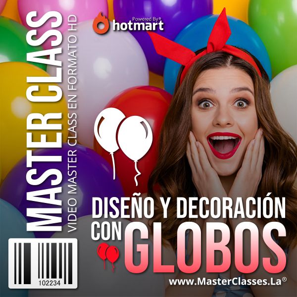 Te Gustaría Iniciarte de Forma Profesional en El Maravilloso Arte De La Decoración Con Globos?